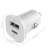 Dodocool DA111W USB szivargyújtós töltő