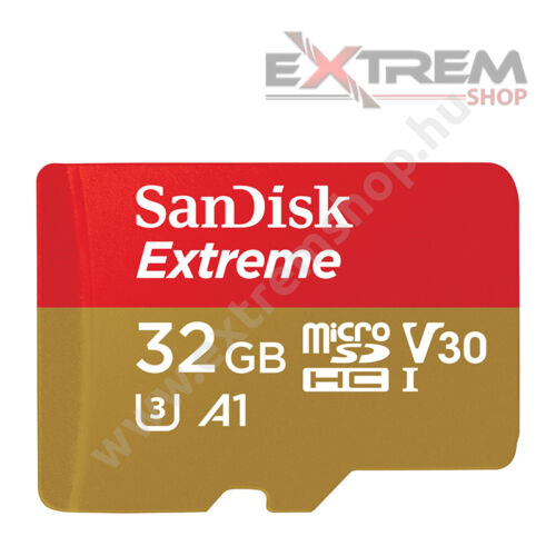 Memóriakártya - Sandisk Extreme U3 V30 Micro SD - 32gb (4K videóhoz)